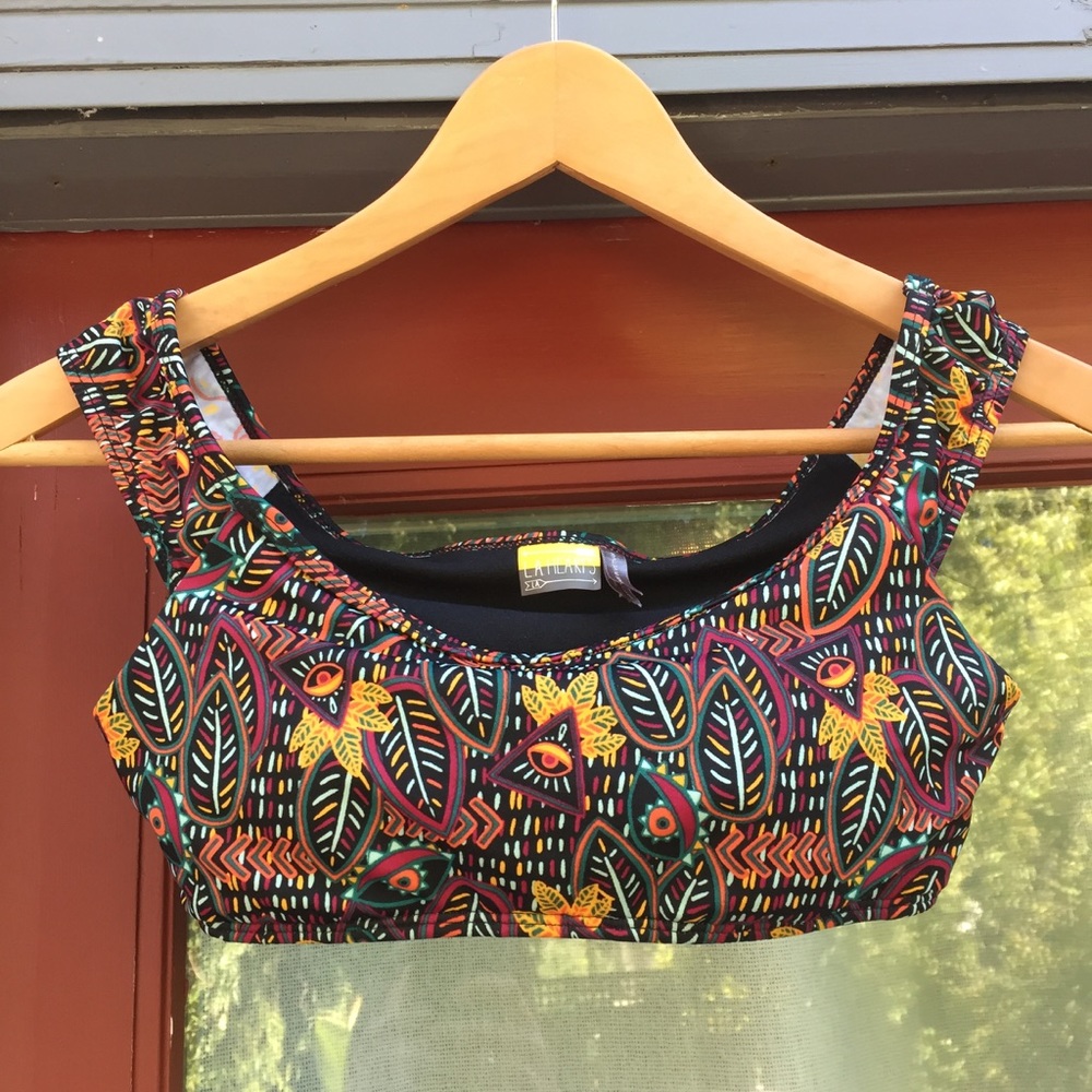 Rare & Unique Bikini / Dancing Top by LA Hearts